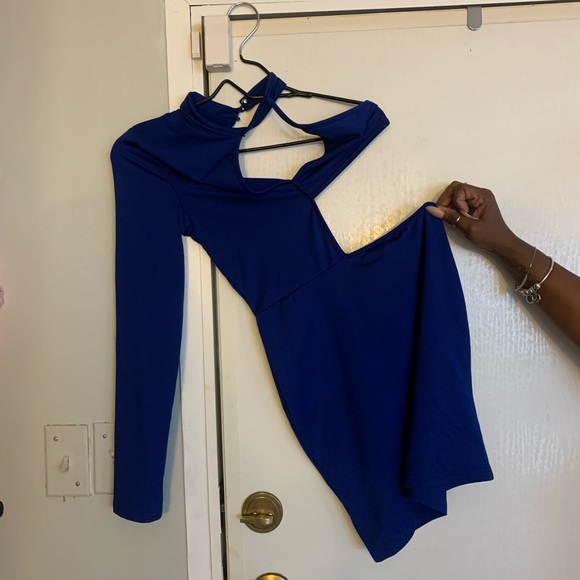 Royal Blue Party Dress - Picture 2 of 2